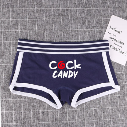 COCK CANDY Women's Cotton Boxer Shorts - Breathable Boyshort Panties | Comfortable Intimates