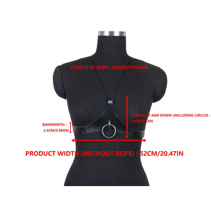 Sexy Body Harness - PU Leather Straps