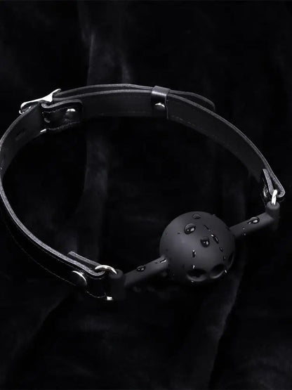 Black Silicone Ball Gag Simifo