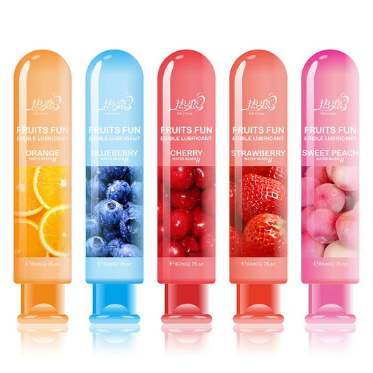 Edible Flavored Lubricant - Lickable Fruity Intimate Gel (60ml)