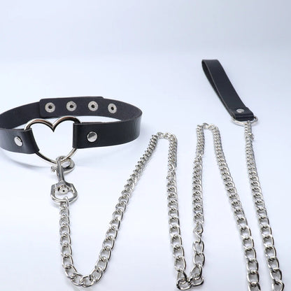 Collar with leash Simifo