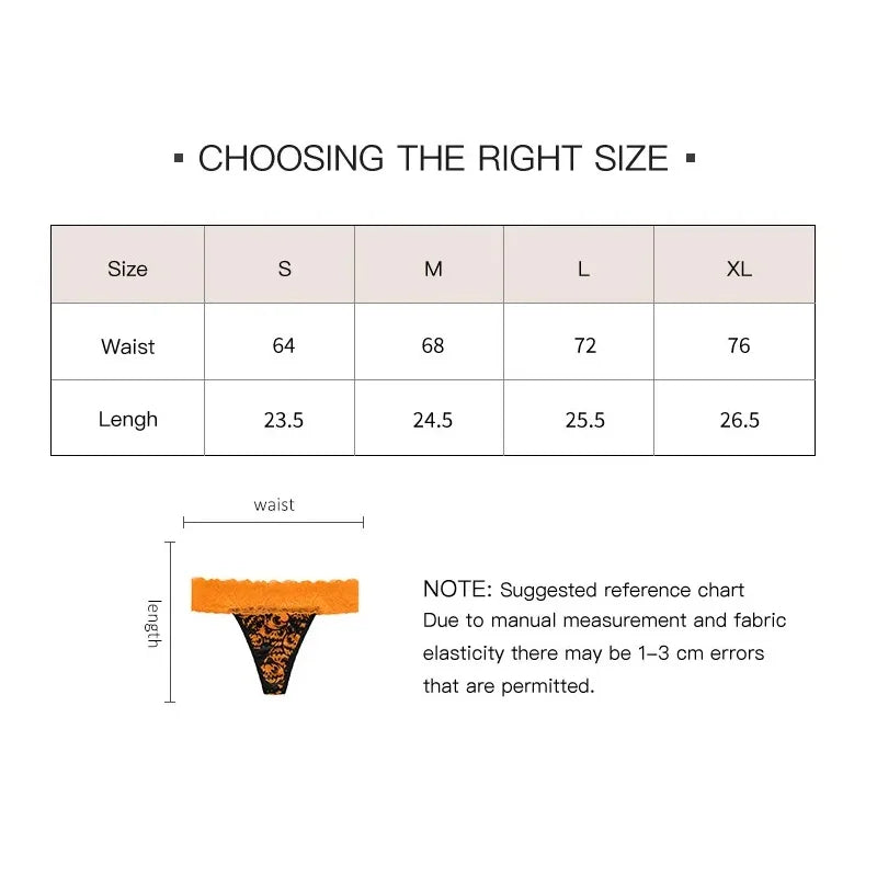Halloween Lace Thong - Bat & Pumpkin Pattern Hip-Lifting Panties for Women