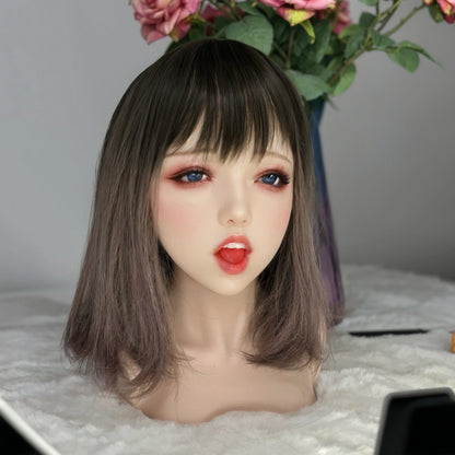 Realistic TPE Doll Head - Lifelike Female Face Oral Masturbator | Men's Pleasure Toy