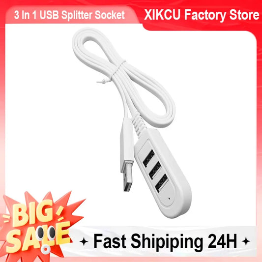 3 In 1 Usb Splitter - Simifo