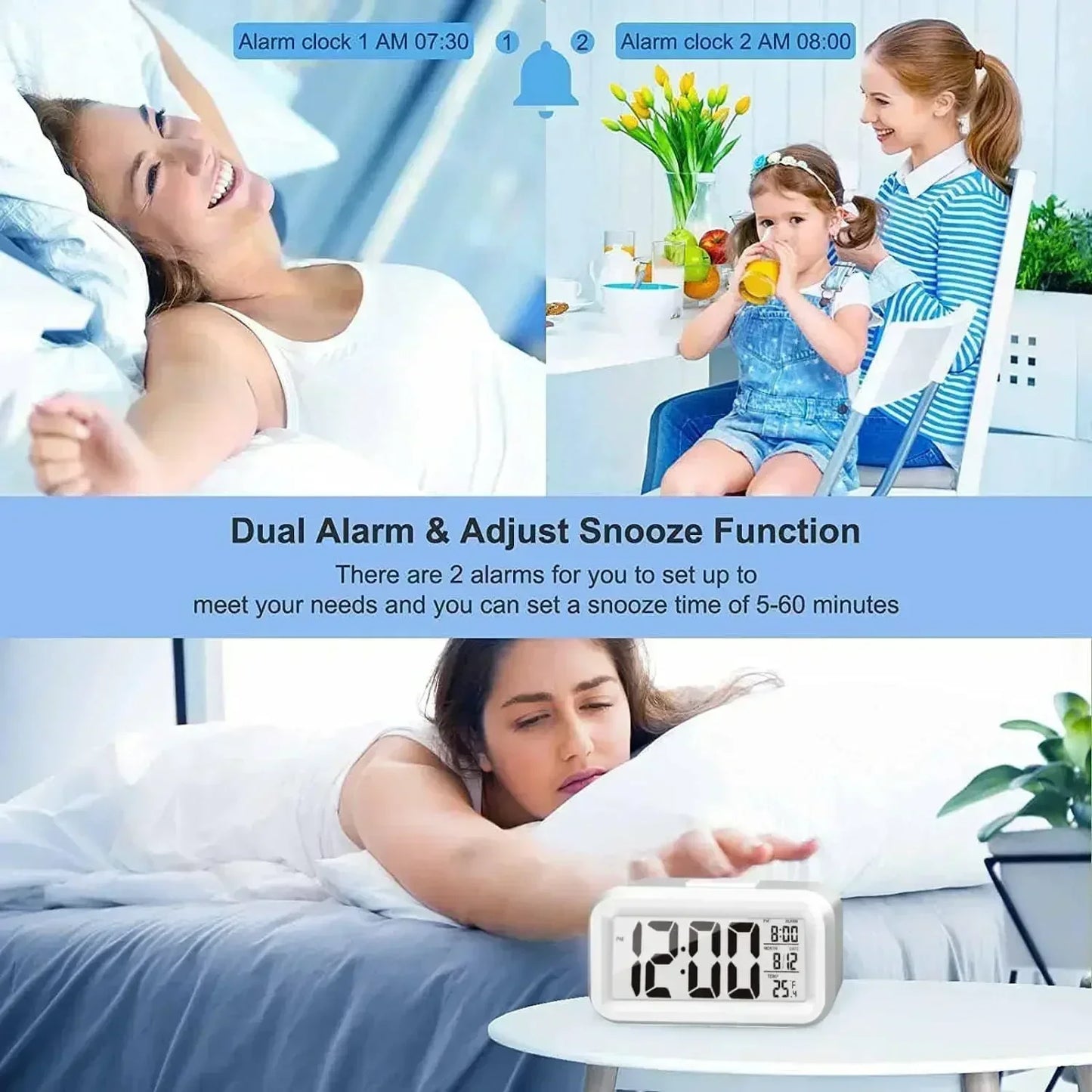 Digital Alarm Clock - Simifo