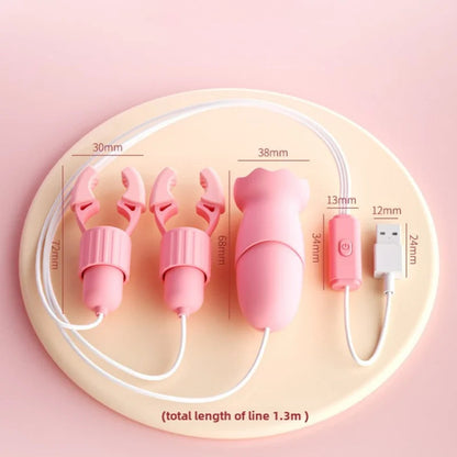 Sucking & Vibrating Nipple Clamps Simifo