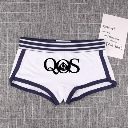 Queen of Spades Cotton Boyshort - Women's Breathable QOS Underwear | Cute Comfortable Panties