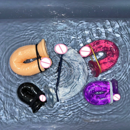 5 Colors Dildo With Suction Cup Simifo