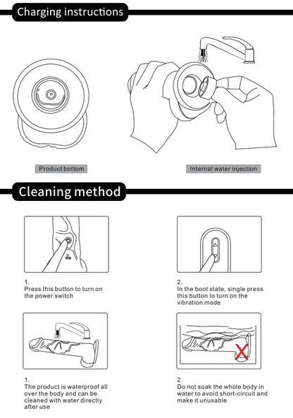 Realistic Vibrating Dildo