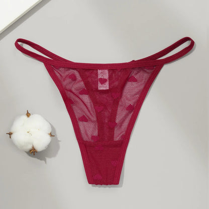 Lace Sheer Thong Simifo
