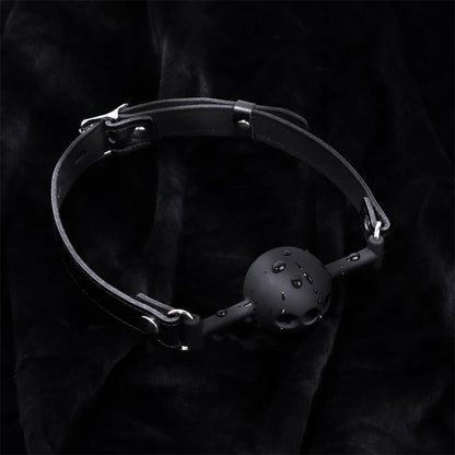 Black Silicone Ball Gag Simifo
