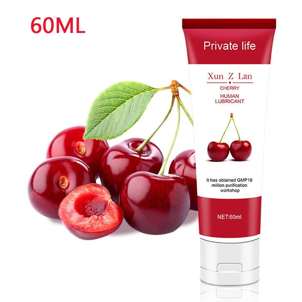 Edible Flavored Lubricant - Lickable Fruity Intimate Gel (60ml)