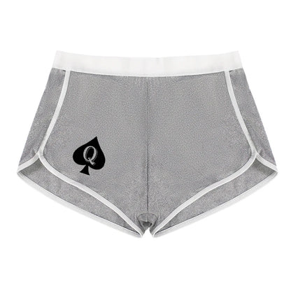 Queen of Spades Women's Cotton Boxer Shorts - Breathable Boyshort Panties | Comfortable Sports Underwear