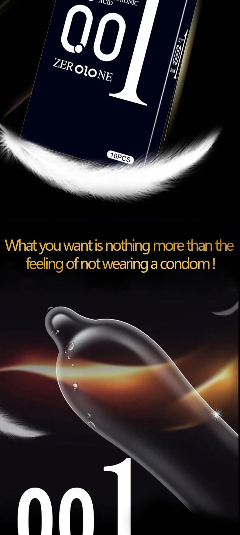 Ultra Thin Condoms - Ice & Fire Sensation (10 Pack)