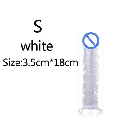 5 Colors Dildo With Suction Cup Simifo