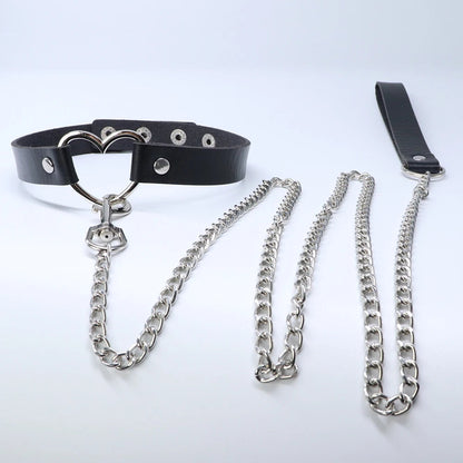 Collar with leash Simifo