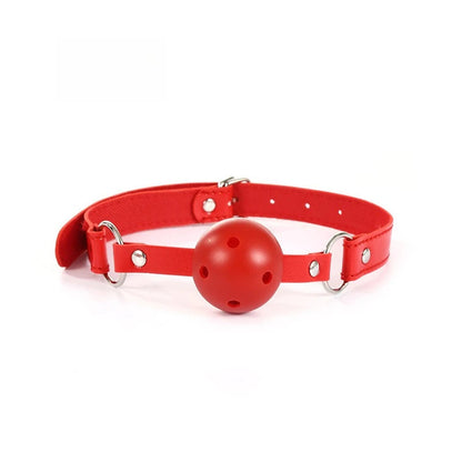 Leather Ball Gag Simifo