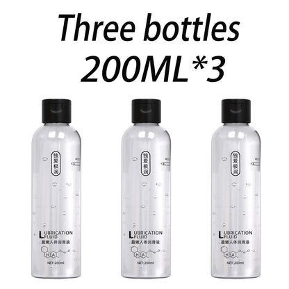 Water-Based Personal Lubricant - Safe Intimate Gel for Women, Men & Couples (200ml/500ml)
