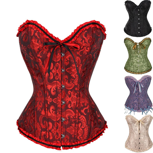 Lace Floral Corset Simifo