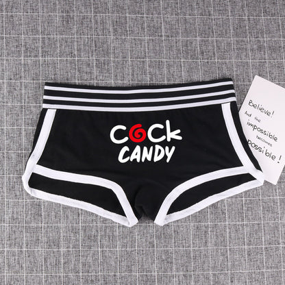 COCK CANDY Women's Cotton Boxer Shorts - Breathable Boyshort Panties | Comfortable Intimates