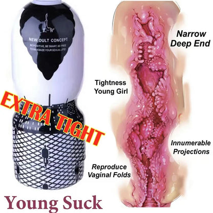 Electric Vibrating Male Masturbator - Realistic Silicone Vagina Stroker | Men's Pleasure Toy