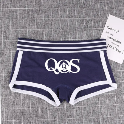 Queen of Spades Cotton Boyshort - Women's Breathable QOS Underwear | Cute Comfortable Panties
