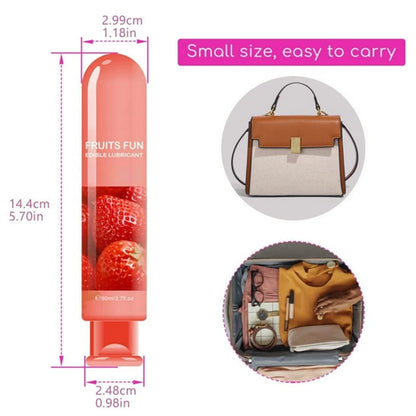 Edible Flavored Lubricant - Lickable Fruity Intimate Gel (60ml)