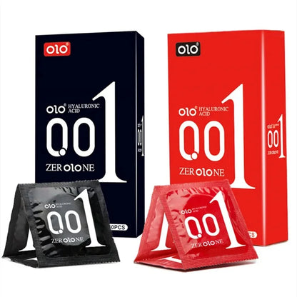 Ultra Thin Condoms - Ice & Fire Sensation (10 Pack)