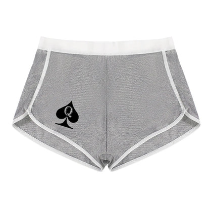 Queen of Spades Women's Cotton Boxer Shorts - Breathable Boyshort Panties | Comfortable Sports Underwear