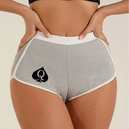 Queen of Spades Women's Cotton Boxer Shorts - Breathable Boyshort Panties | Comfortable Sports Underwear
