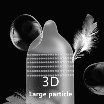 Premium Latex Condoms - Dotted & Ribbed for Enhanced Pleasure (10 Pack)