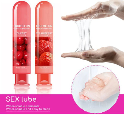 Edible Flavored Lubricant - Lickable Fruity Intimate Gel (60ml)