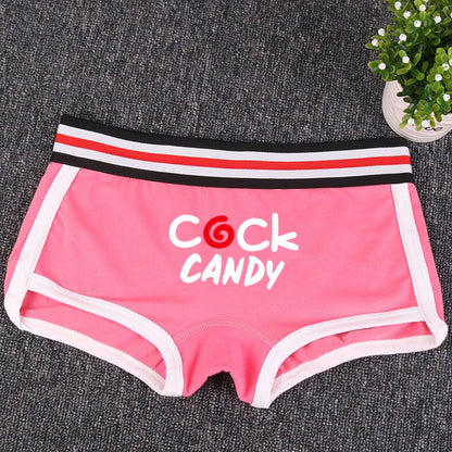 COCK CANDY Women's Cotton Boxer Shorts - Breathable Boyshort Panties | Comfortable Intimates