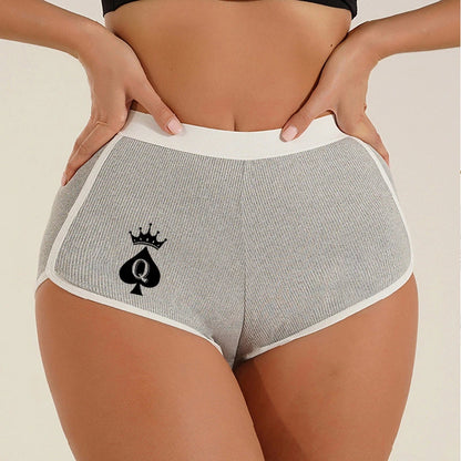 Queen of Spades Women's Cotton Boxer Shorts - Breathable Boyshort Panties | Comfortable Sports Underwear