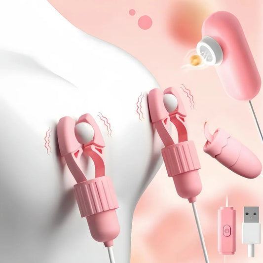 Sucking & Vibrating Nipple Clamps Simifo