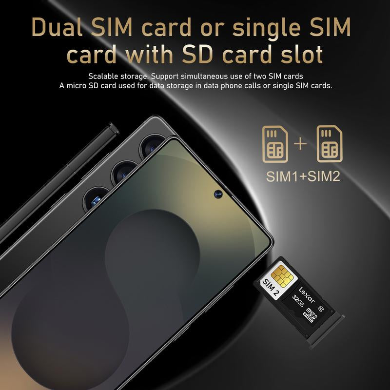 25 Ultra Smartphone, 6.8 Inch Large Screen, Dual Sim Card Slot, Octa-Core Processor, 64GB ROM, 5+13Mp Camera, 4G Network Support